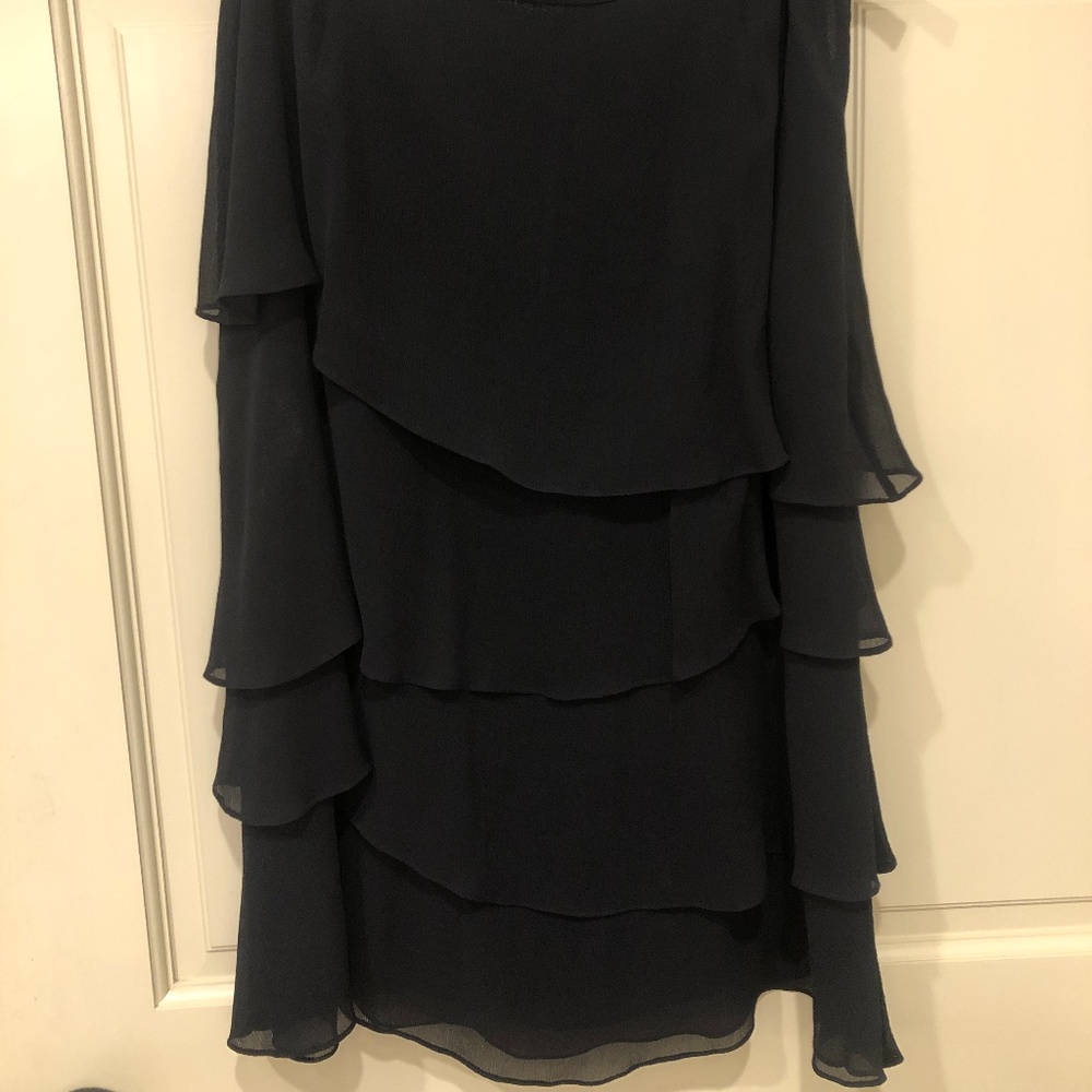 Etcetera layered skirt Size 8 Black